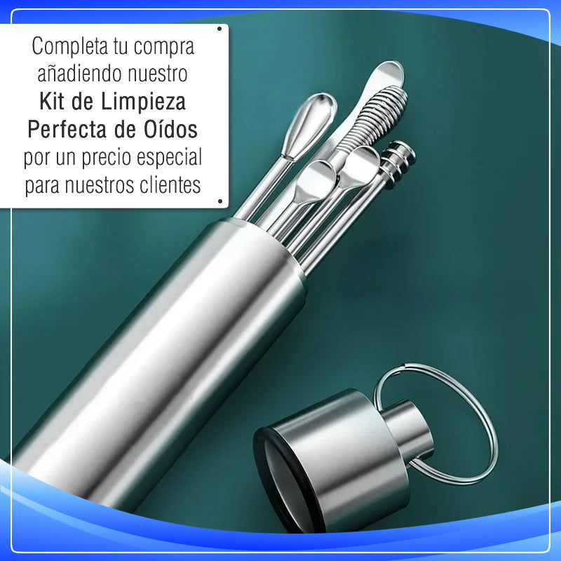 Kit Profesional Limpiador de Oídos (9 Piezas)